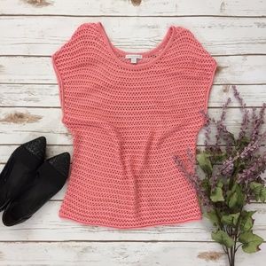 New York & Company Size XS Sweater Crochet Blouse