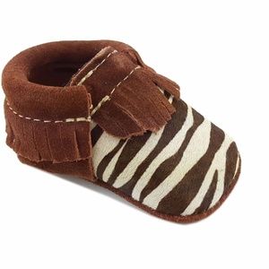 First Steps Exotic Leather Moccasins