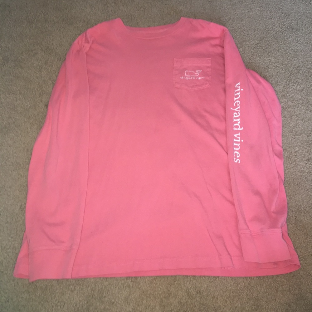 Vineyard Vines pink long sleeve t-shirt
