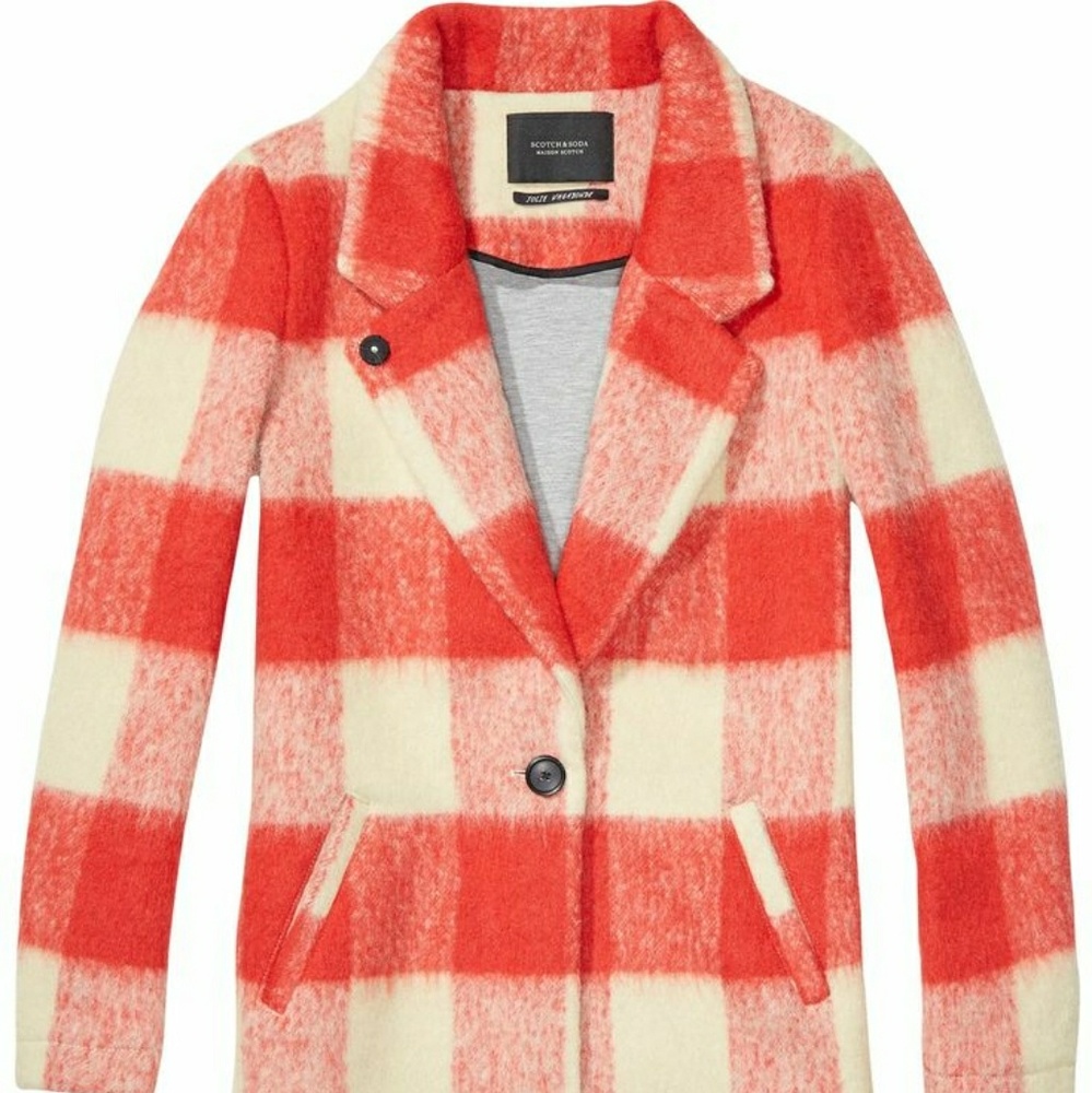 Scotch and soda Bonded wool coat