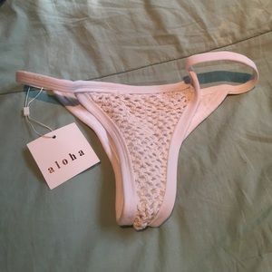 Posh Pua White Mesh Bottoms