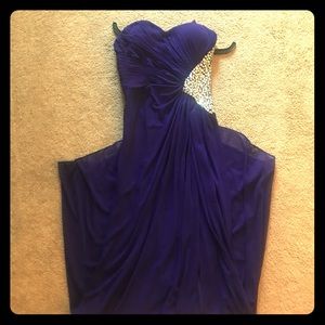 Morgan & Co purple dress
