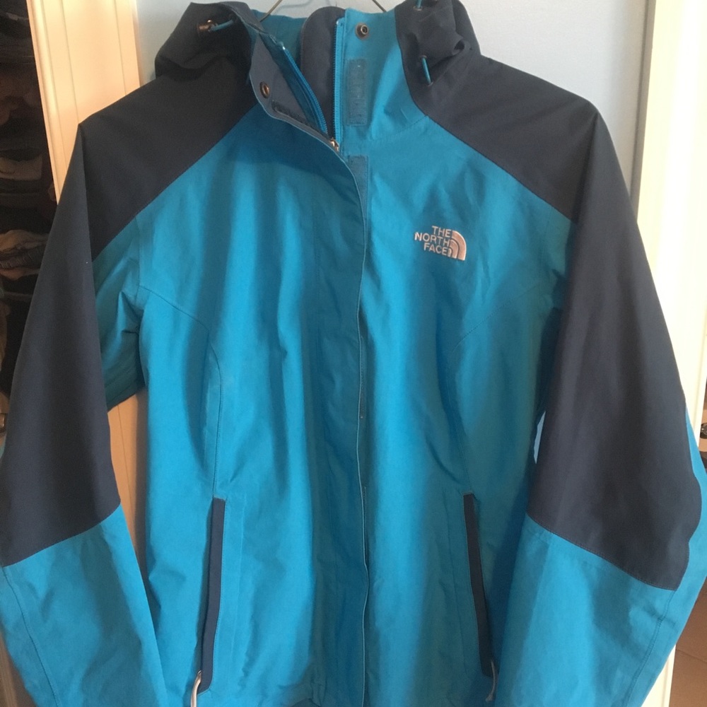 The North Face Blue Rain Jacket