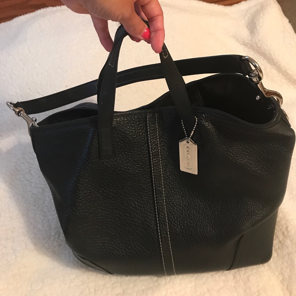 Coach Large Pebble Leather Tote