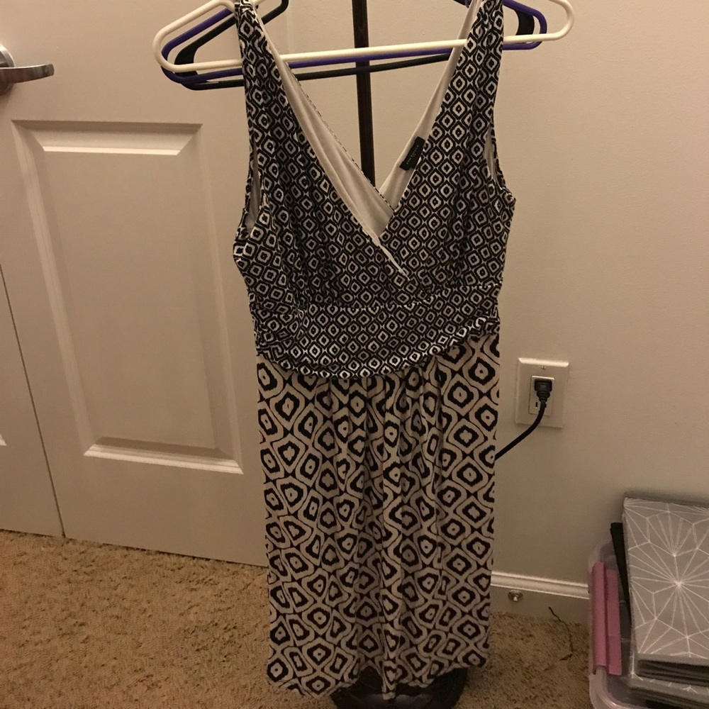 Black and white dress from Ann Taylor