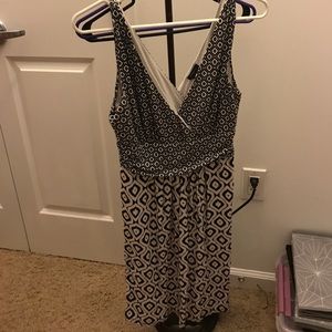 Black and white dress from Ann Taylor