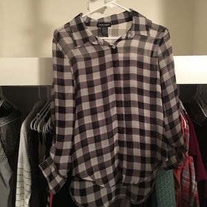 Sheer light about a girl long sleeve top