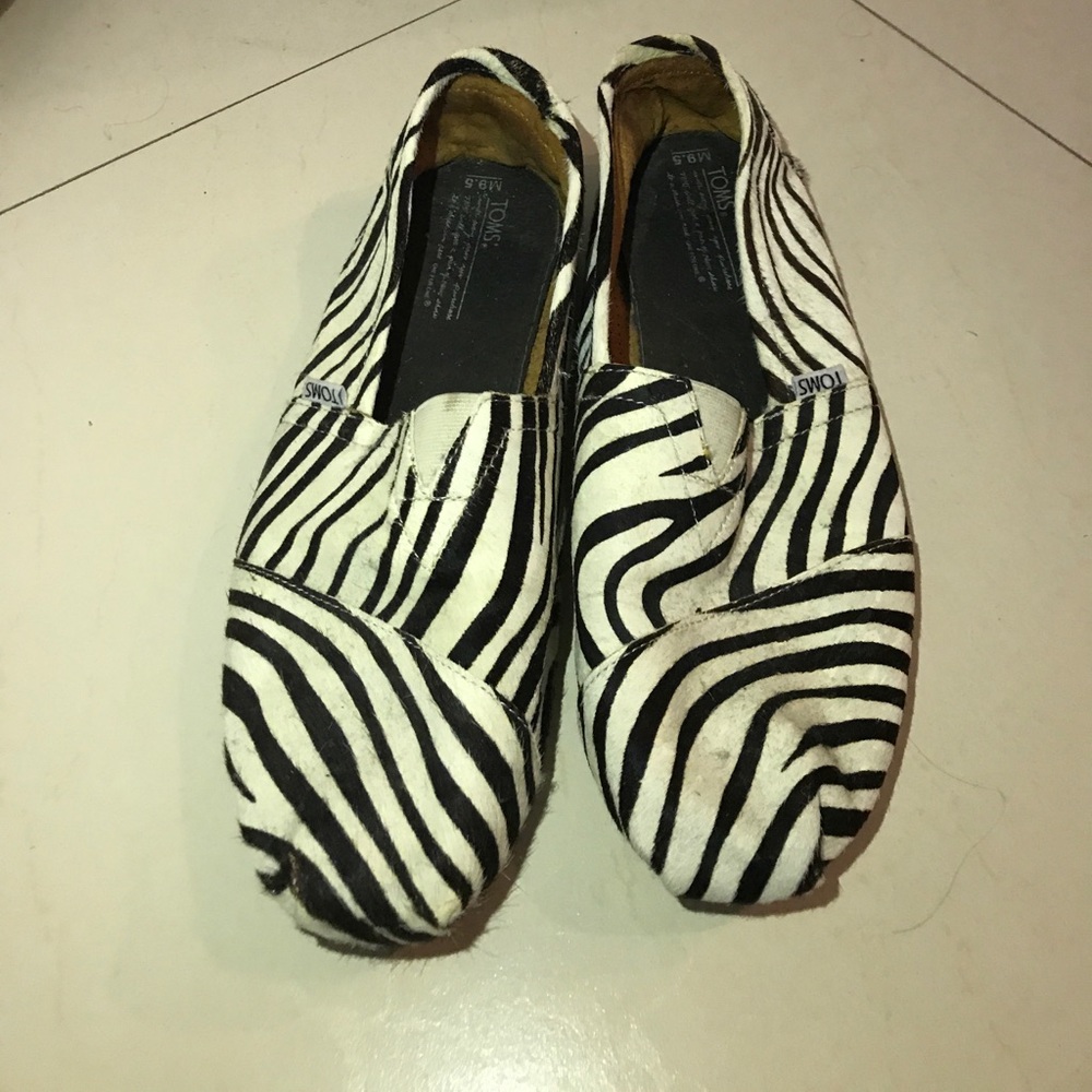 Toms zebra pronto pony hair