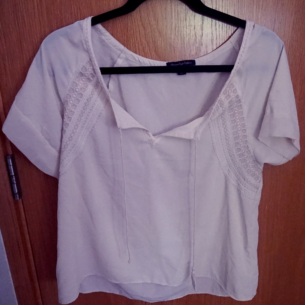 White American Eagle Blouse