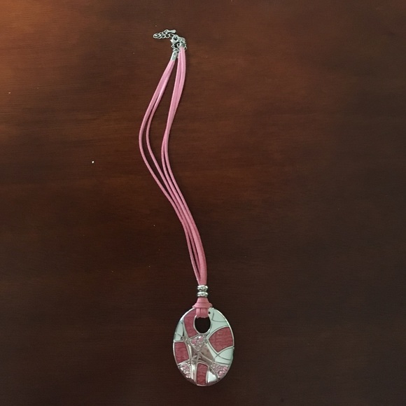 Lia Sophia Jewelry - Pink and silver Lia Sophia necklace