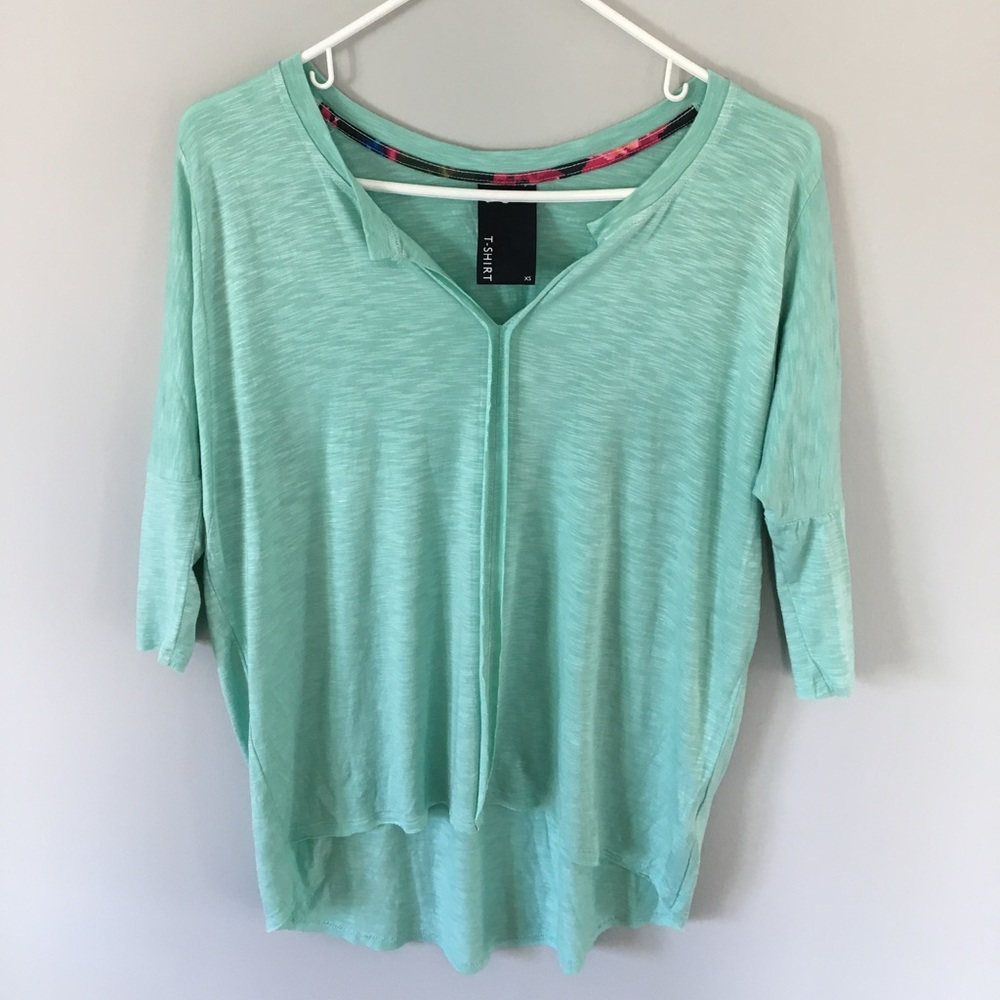 Anthropologie Dolan T-shirt Aqua