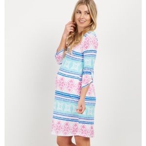 Pink Blush Maternity Dress