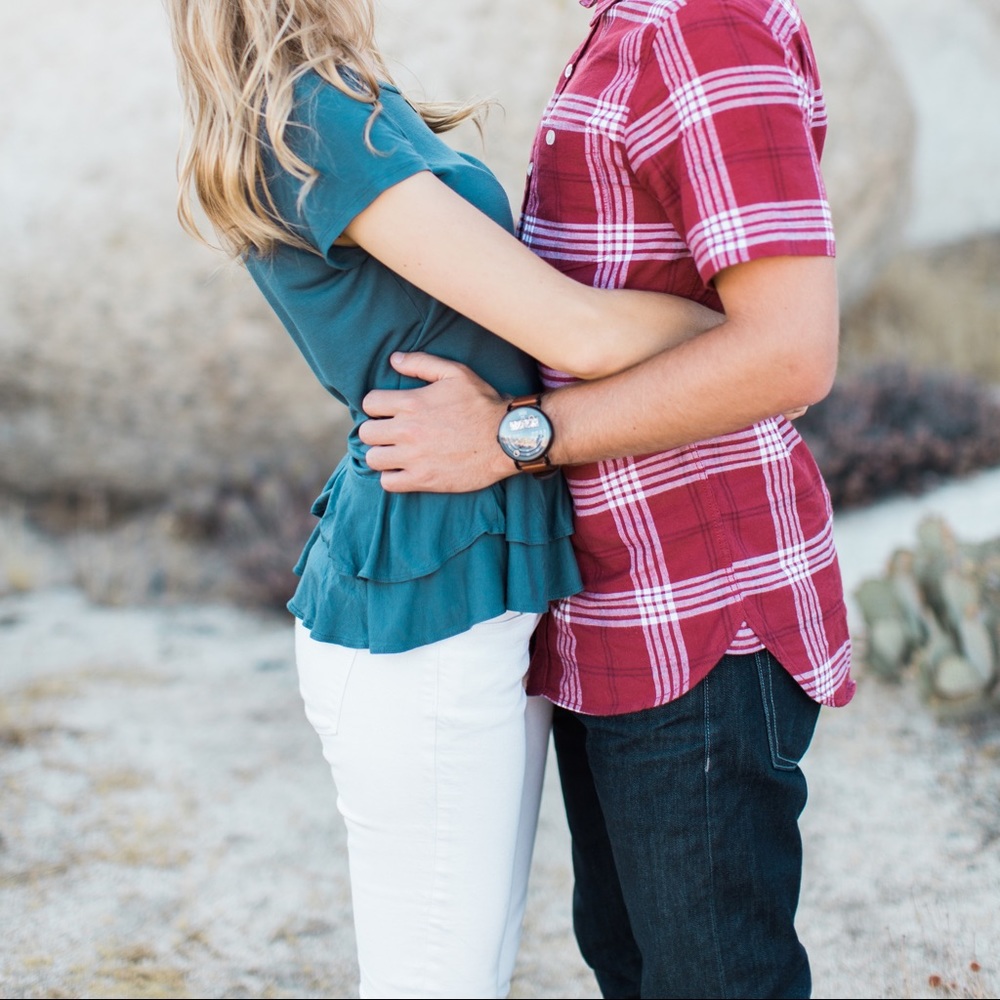Loft Peplum Tee in Teal