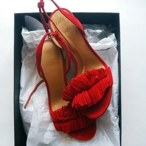 Banana Republic Honey Fringe "Bis" Sandals - Sz 7