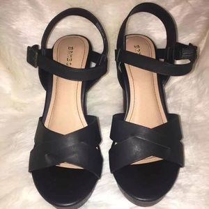 Bamboo Strappy Heels