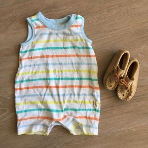 0-3 month baby gap organic cotton one-piece