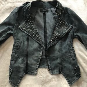 Denim Moto style jacket
