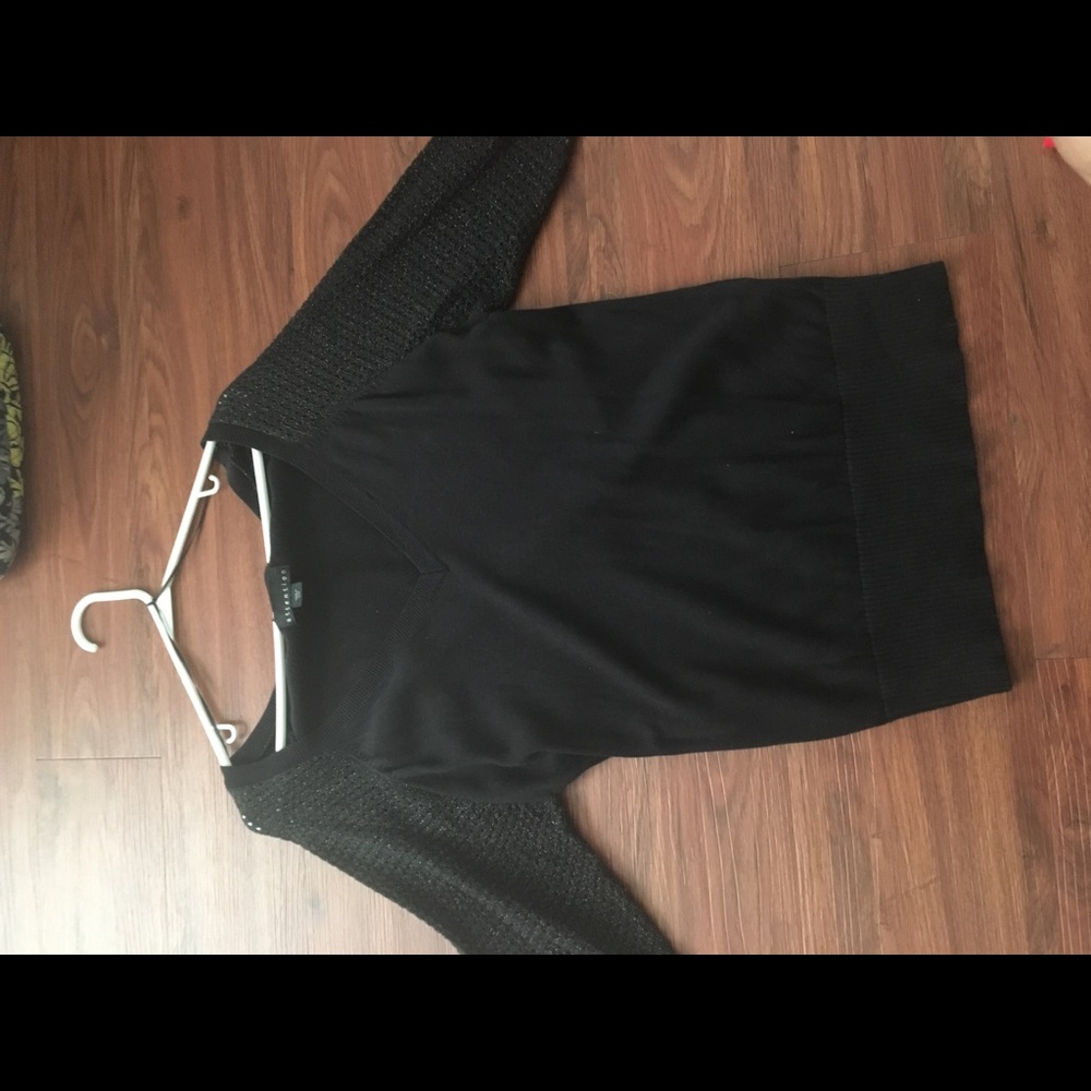Black/gold winter/ fall sweater