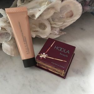 Bronze & Glow. Benefit Hoola & Liquid Opal.