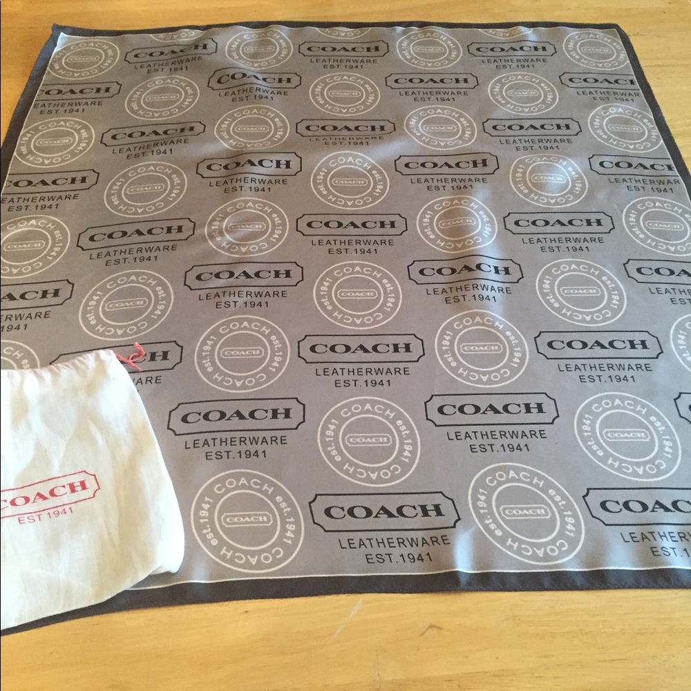 Coach silk scarf!