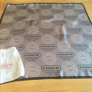Coach silk scarf!