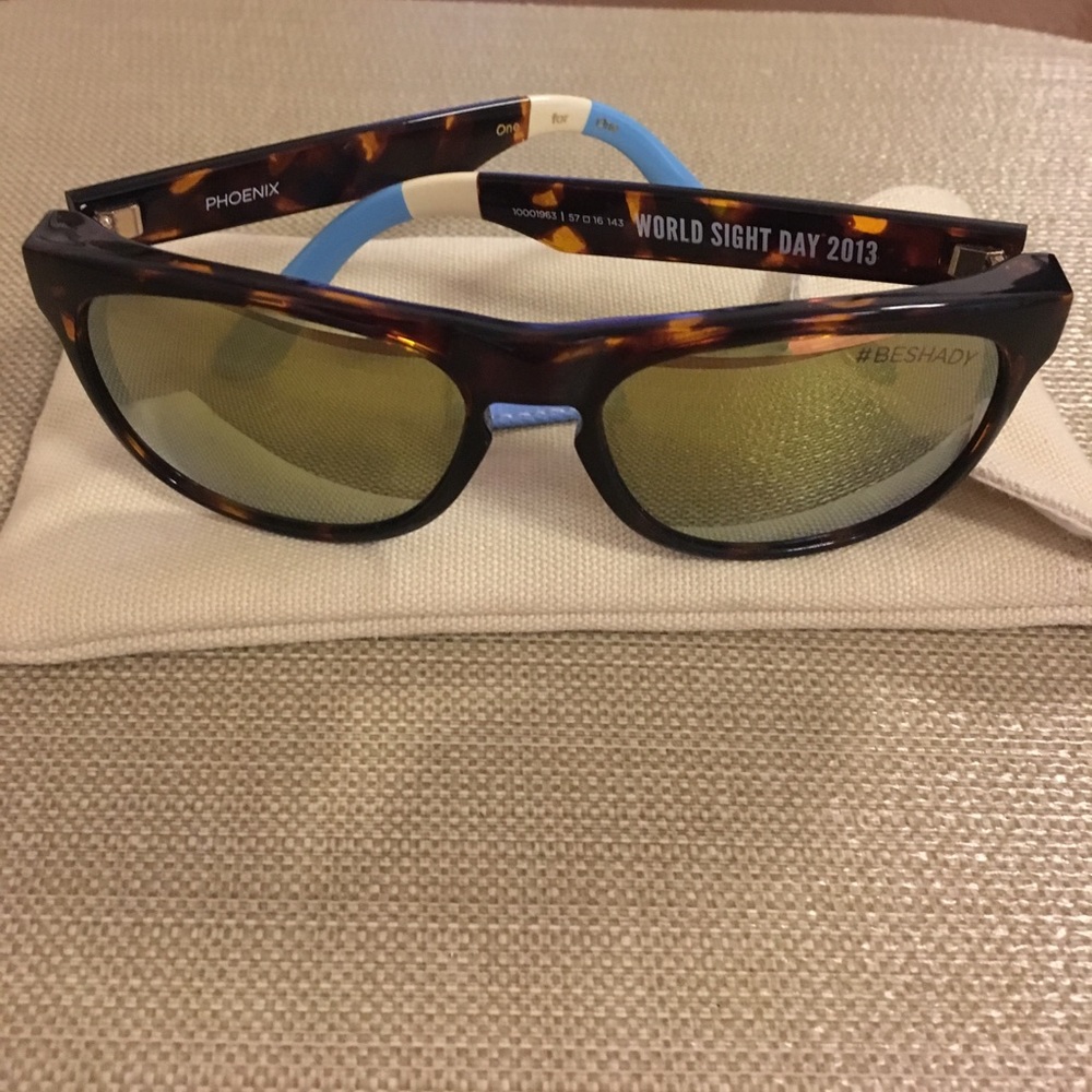 Tom's unisex sunglasses tortoise frame yellow lens