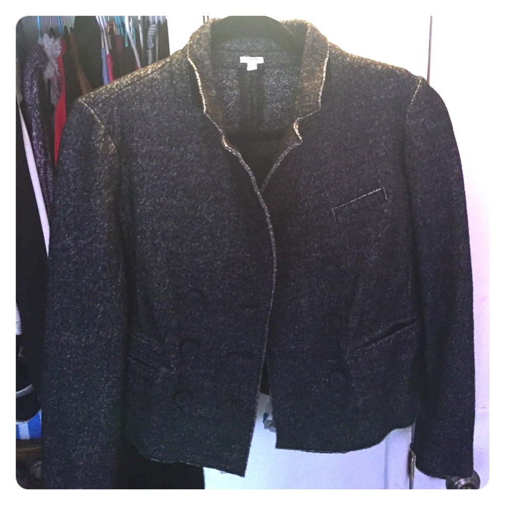 Dark gray J. Crew coat