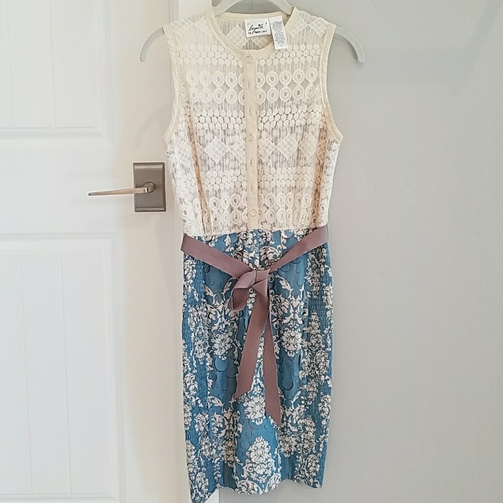 ****ISO Byron Lars Beguile Fleur De Lys Dress