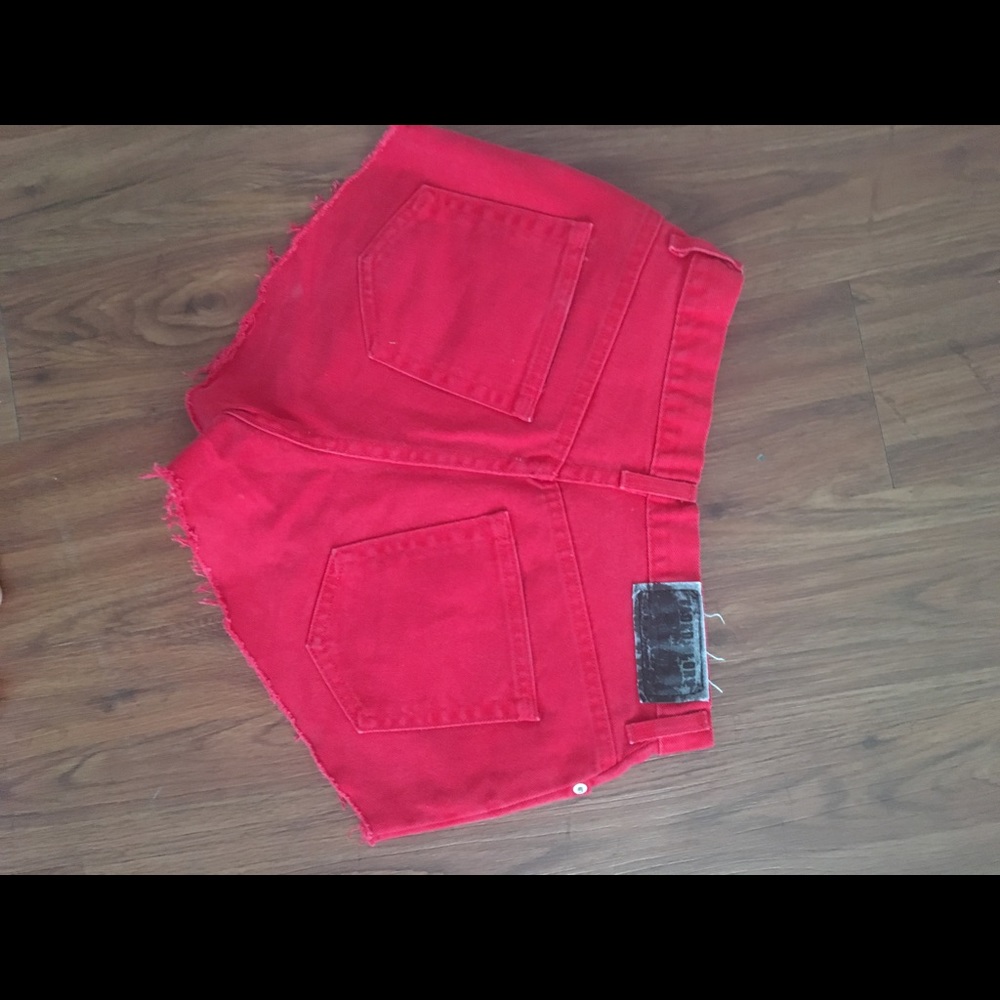 Red high waisted