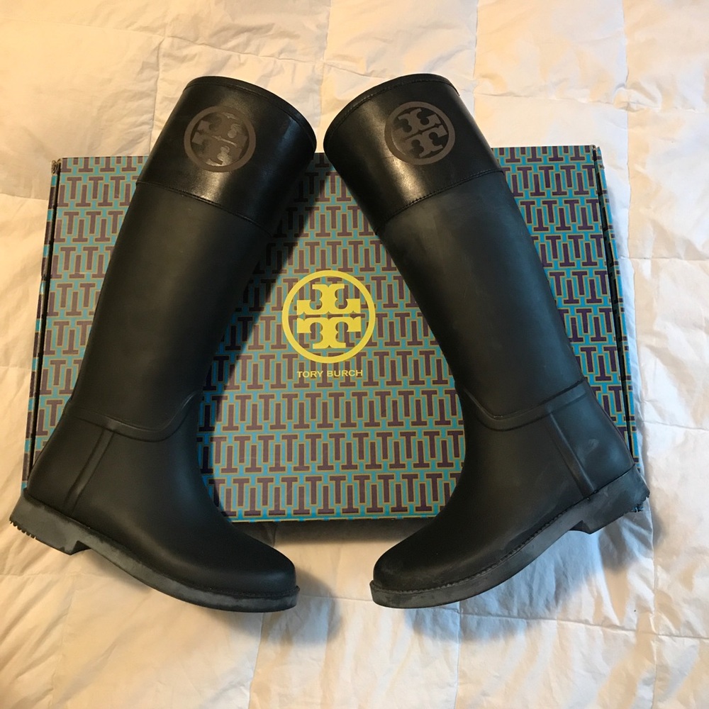 Authentic Tory Burch Rain Boots
