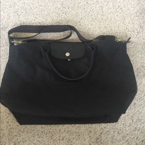 LongChamp Black Sling Bag