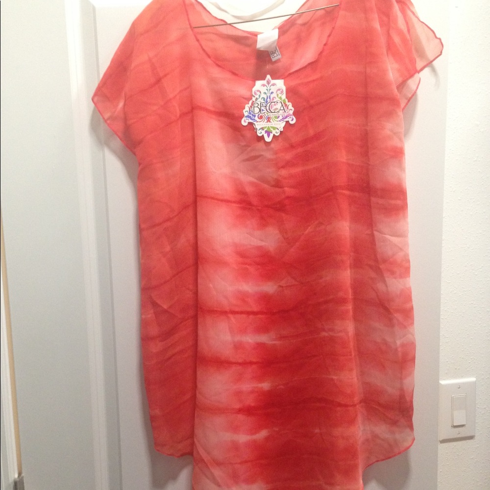 BECCA Beach Cover Up NWT