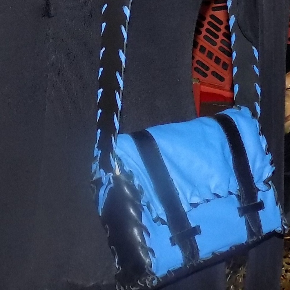 Handmade Leather Shoulder Bag  - also as Crossbody