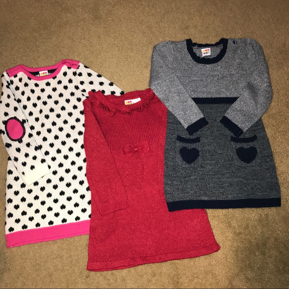 Set of 3 Sweater Dresses