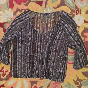 American Eagle Sheer top