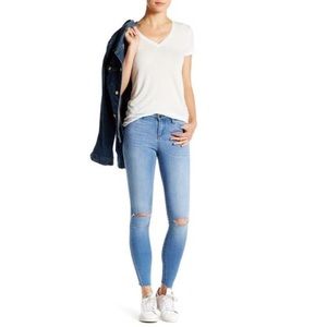 Ashley Mason distressed skinny jeans