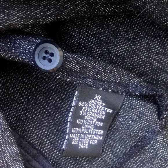 Iz Byer Juniors' Gray Fitted Blazer - Picture 6 of 6