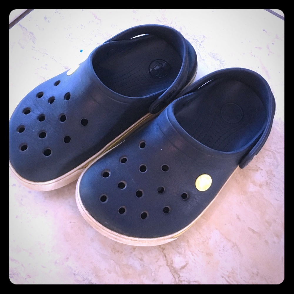 Navy blue CROCS