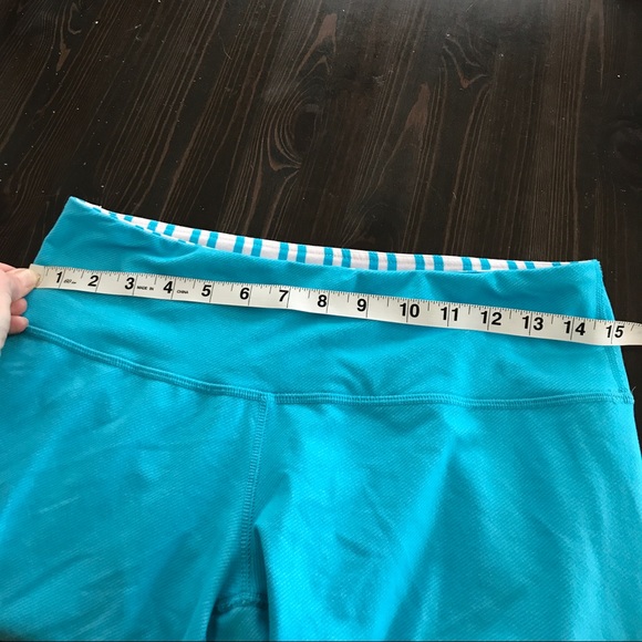 ➡️SOLD⬅️🍋Lululemon Spry Blue WU Crops - Picture 7 of 8