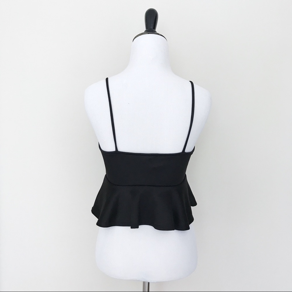 [Set of 2] Peplum Crop Tops - Picture 4 of 8