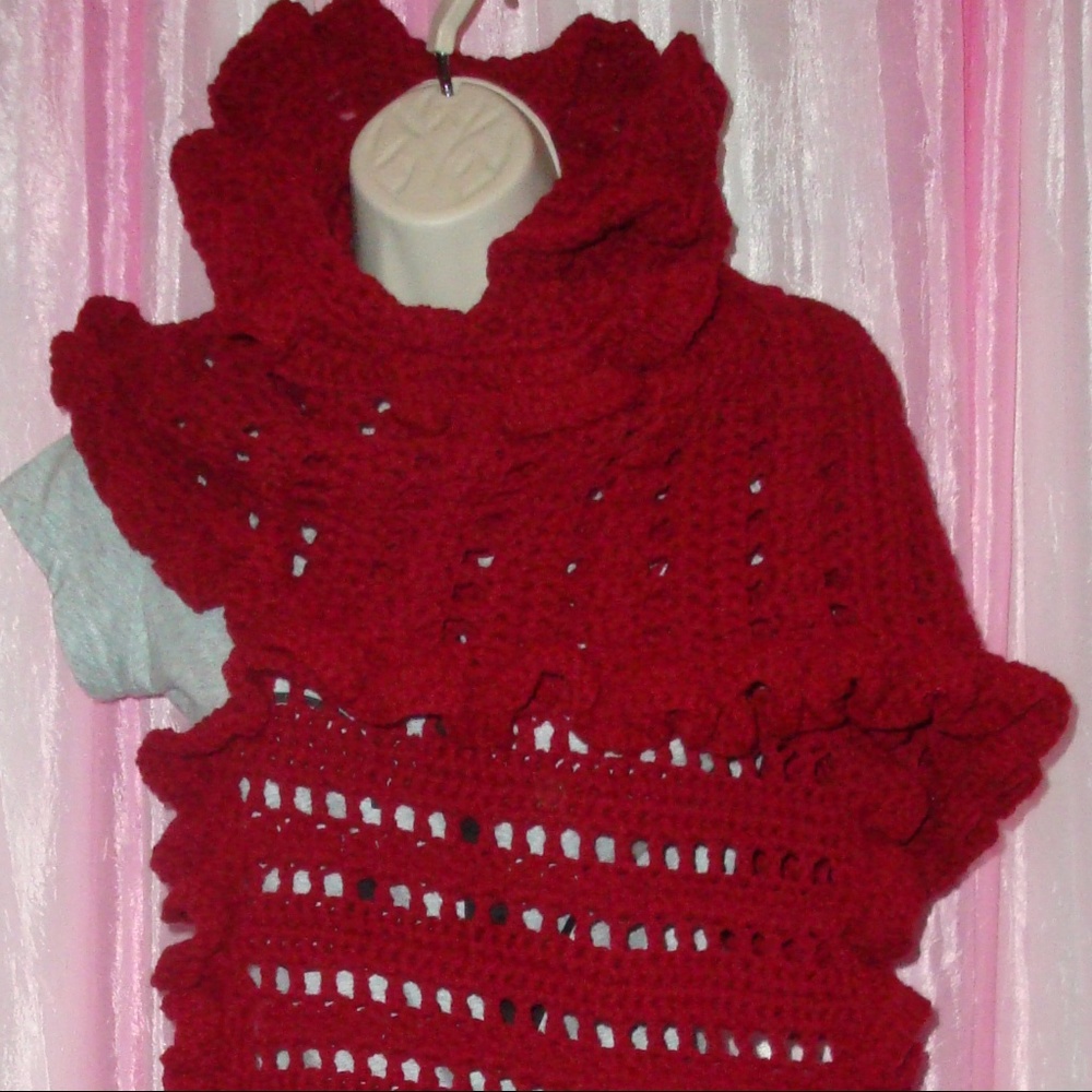 Hand Crafted 2pc. Ruffled Wrap and Boot Cover - Picture 5 of 8