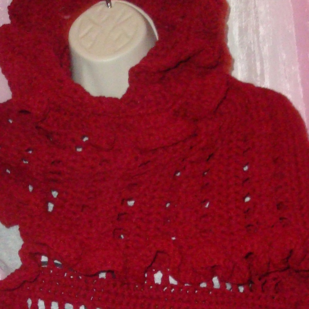 Hand Crafted 2pc. Ruffled Wrap and Boot Cover - Picture 6 of 8