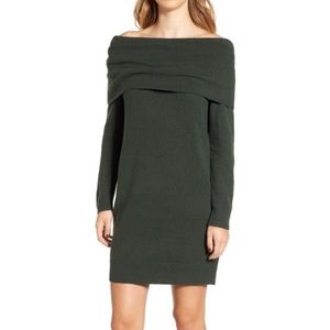 BP off the shoulder sweater dress