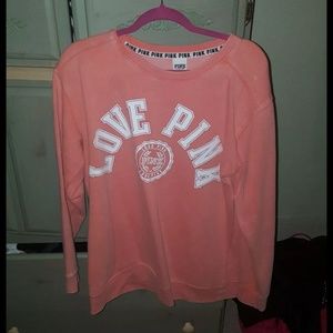 vs pink sweater crewneck