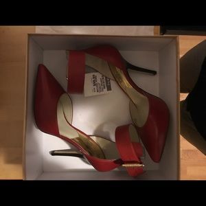 New Red Michael Kors shoes size 7.5