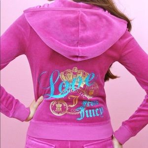 ~Hot Pink~ Juicy Couture Sweatsuit top