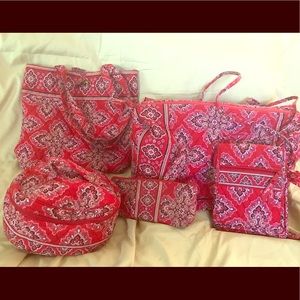 Vera Bradley Frankly Scarlet Set