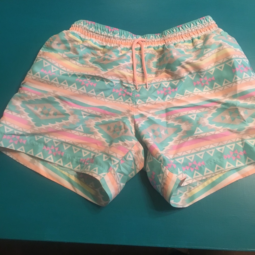 Patterned Chubbies Swim Trunks