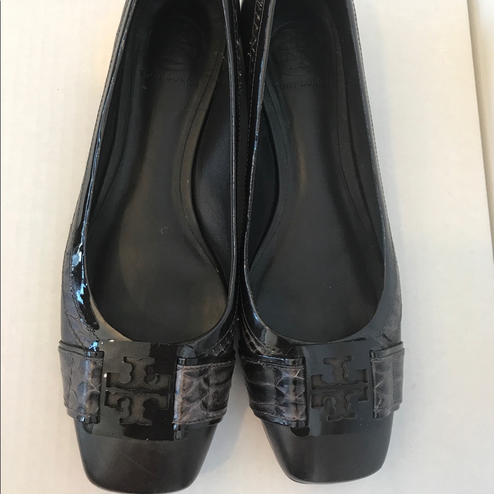 Tory Burch Brown Leather Flats Sz 9