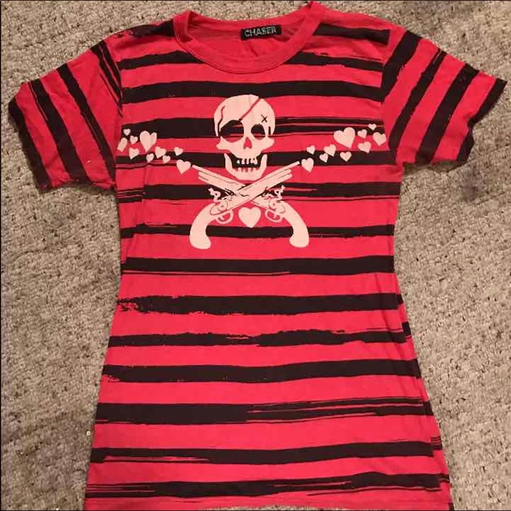 Red & Black Skull shirt